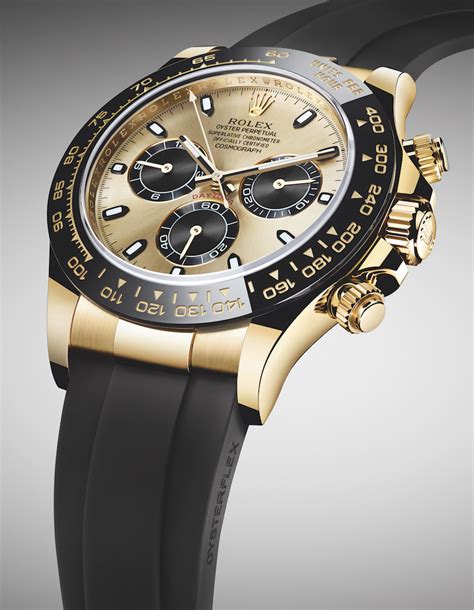 rolex daytona new rubber prezzo|rolex gold dial.